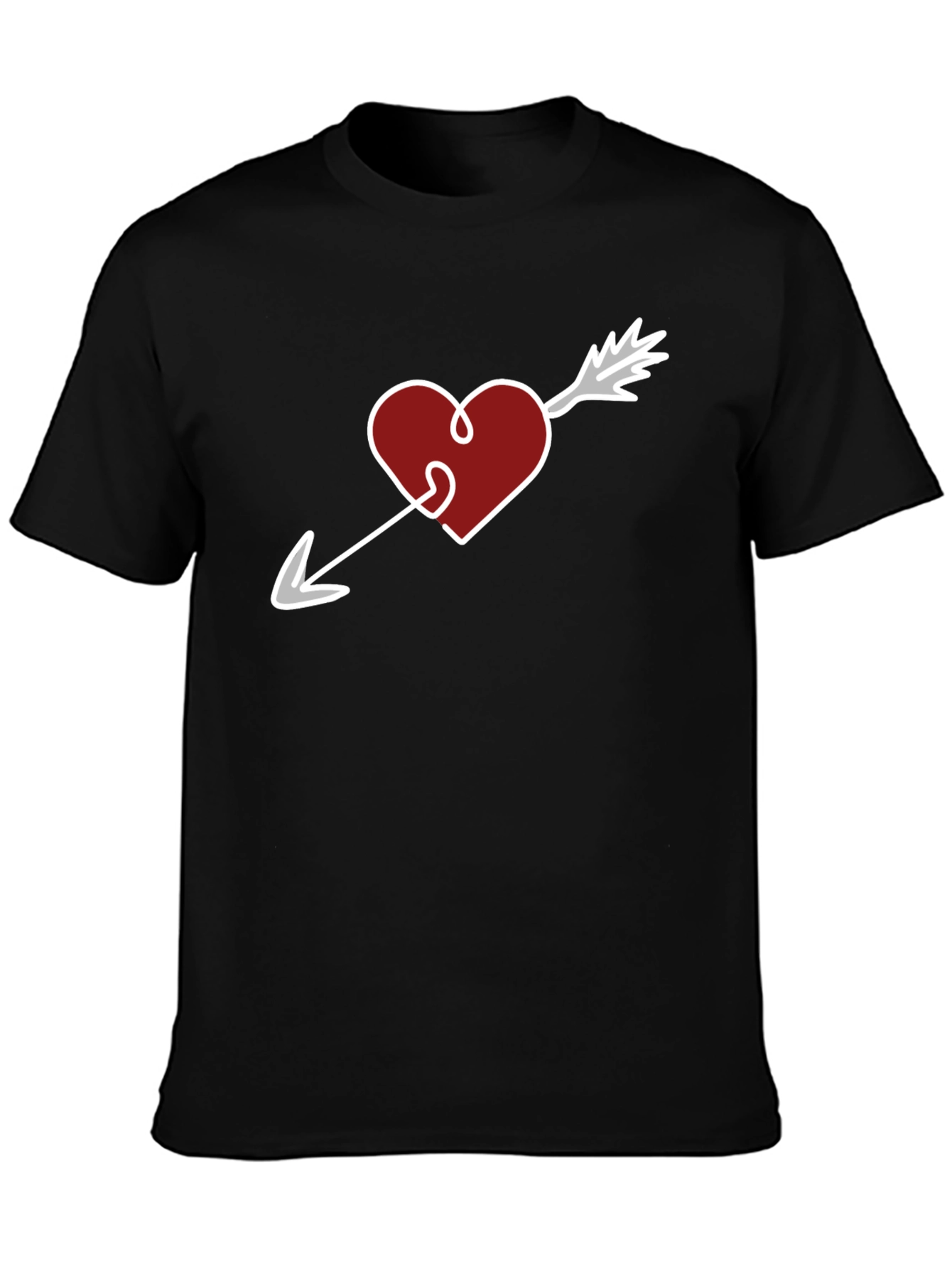 Heart & Arrow Graphic Tee - Valentines Day Special
