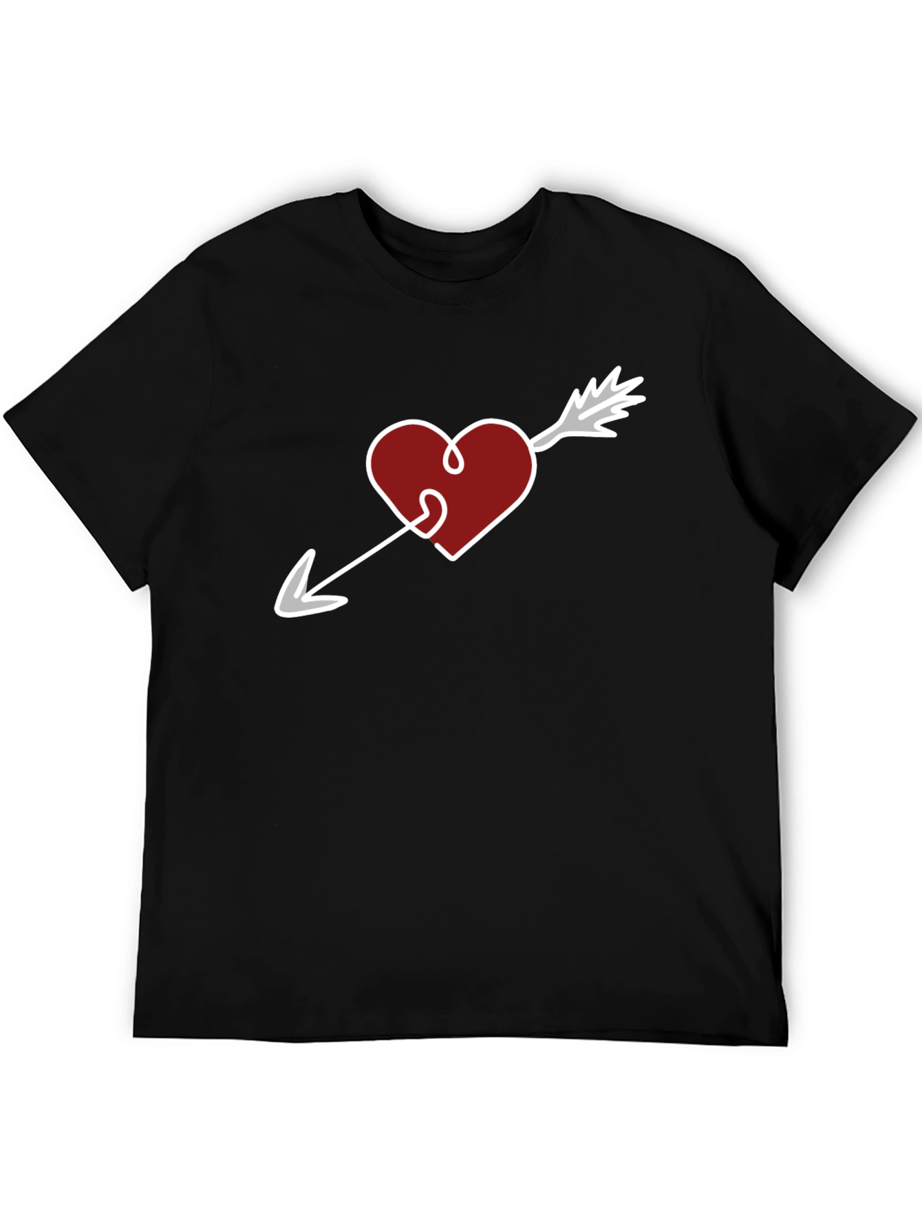 Heart & Arrow Graphic Tee - Valentines Day Special