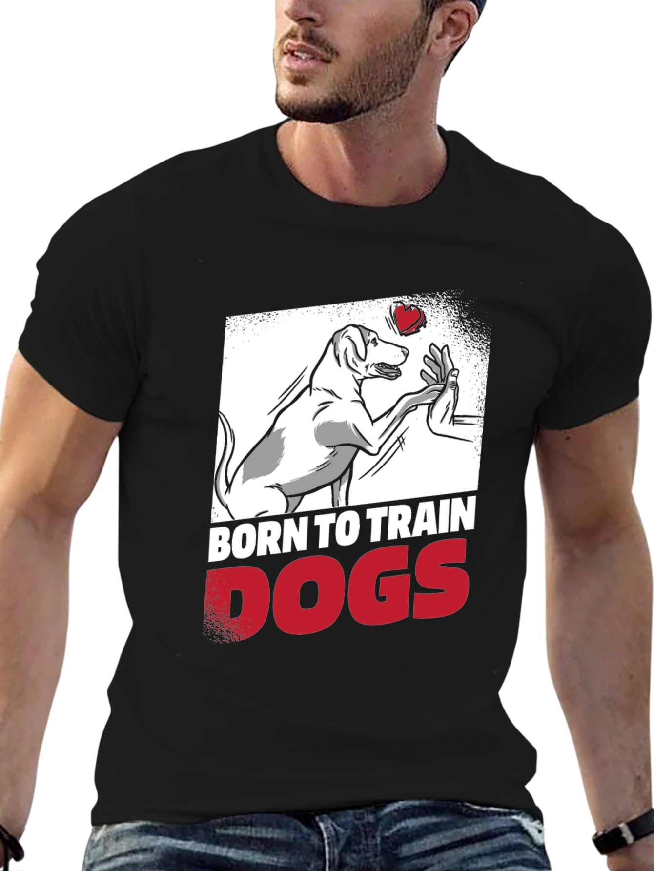 Born to Train Dogs Graphic Tee