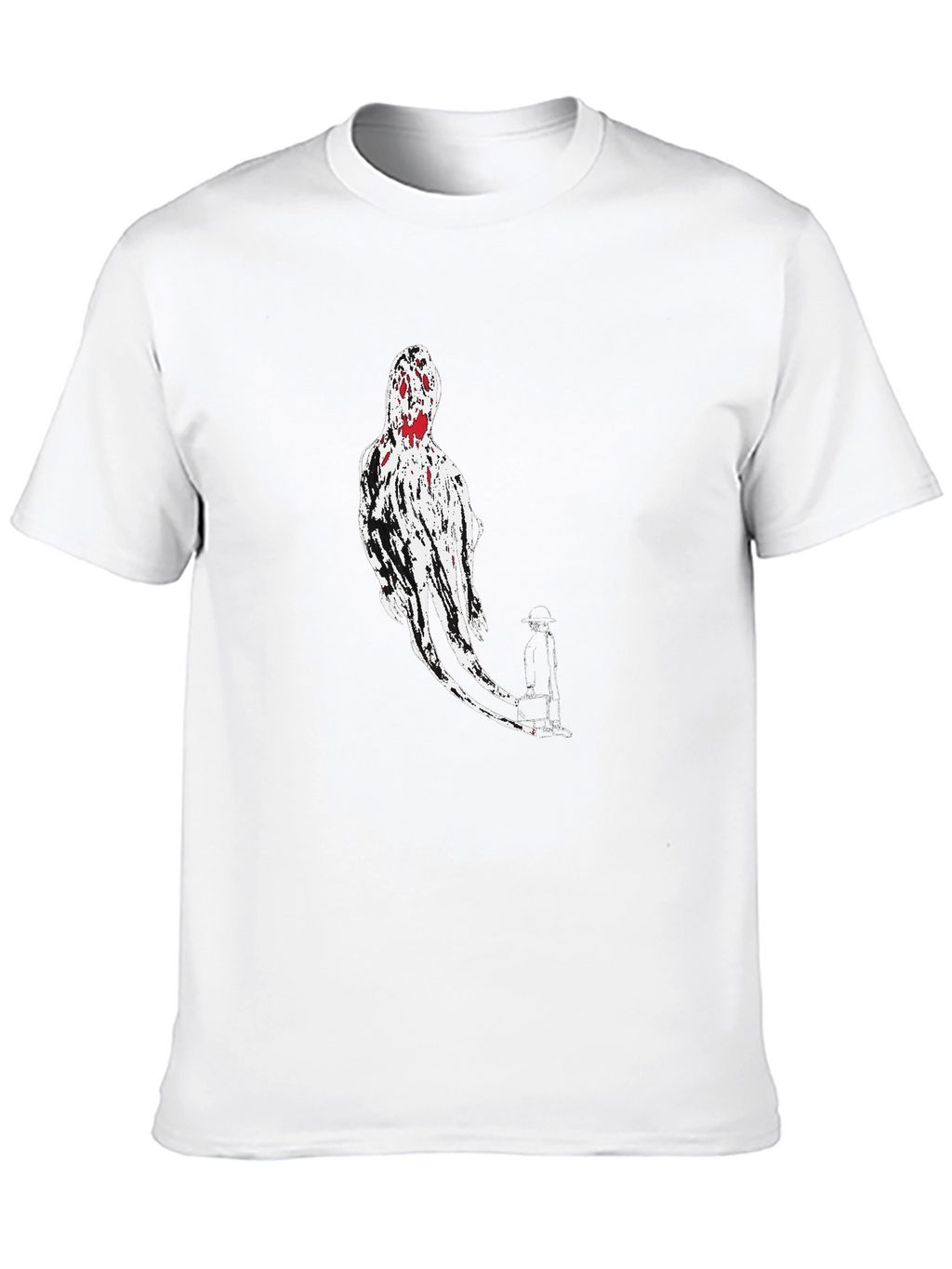 Ghost Graphic Black T-Shirt