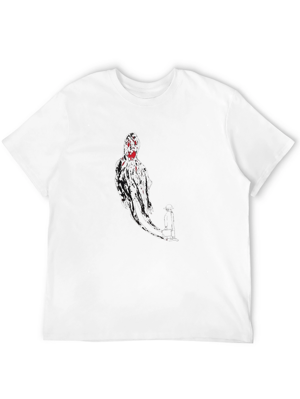 Ghost Graphic Black T-Shirt