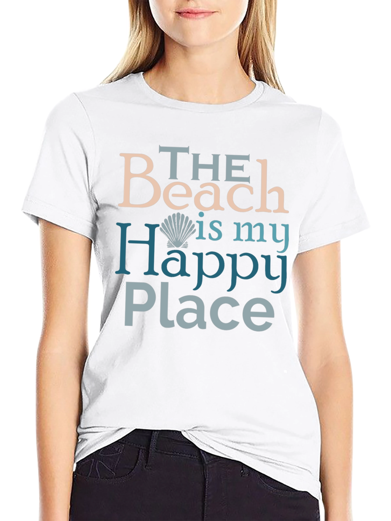 Beach Is My Happy Place Graphic T-Shirt
