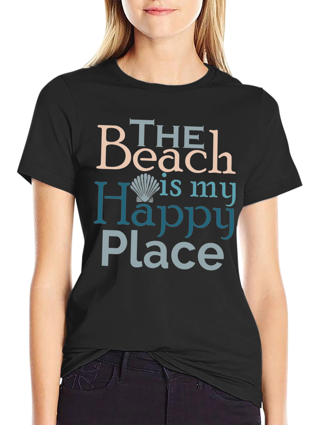 Beach Is My Happy Place Graphic T-Shirt