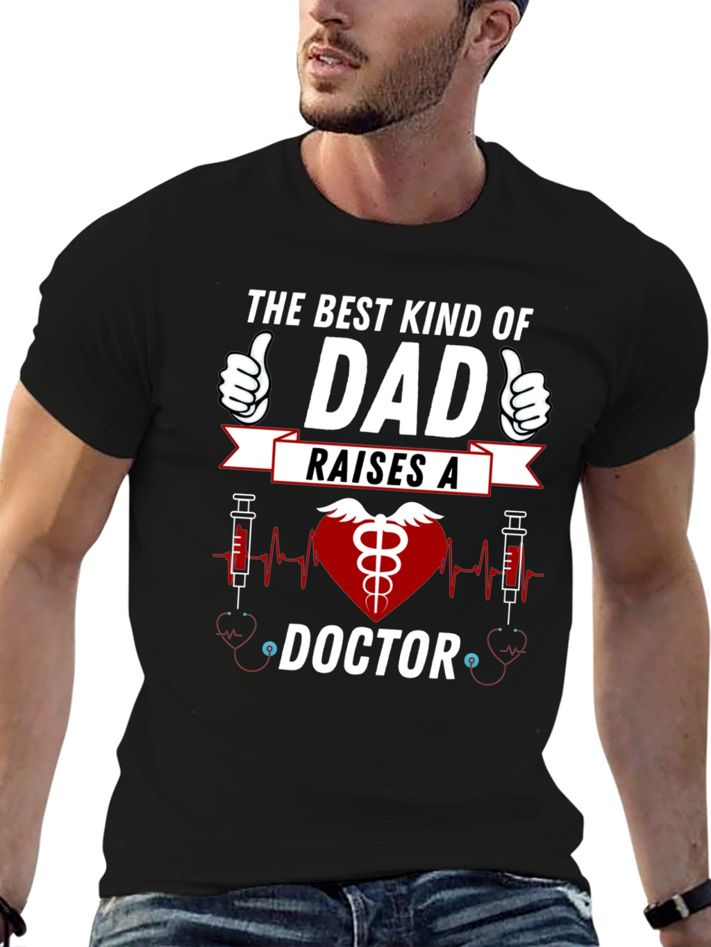 Best Kind Dad Doctor T-Shirt