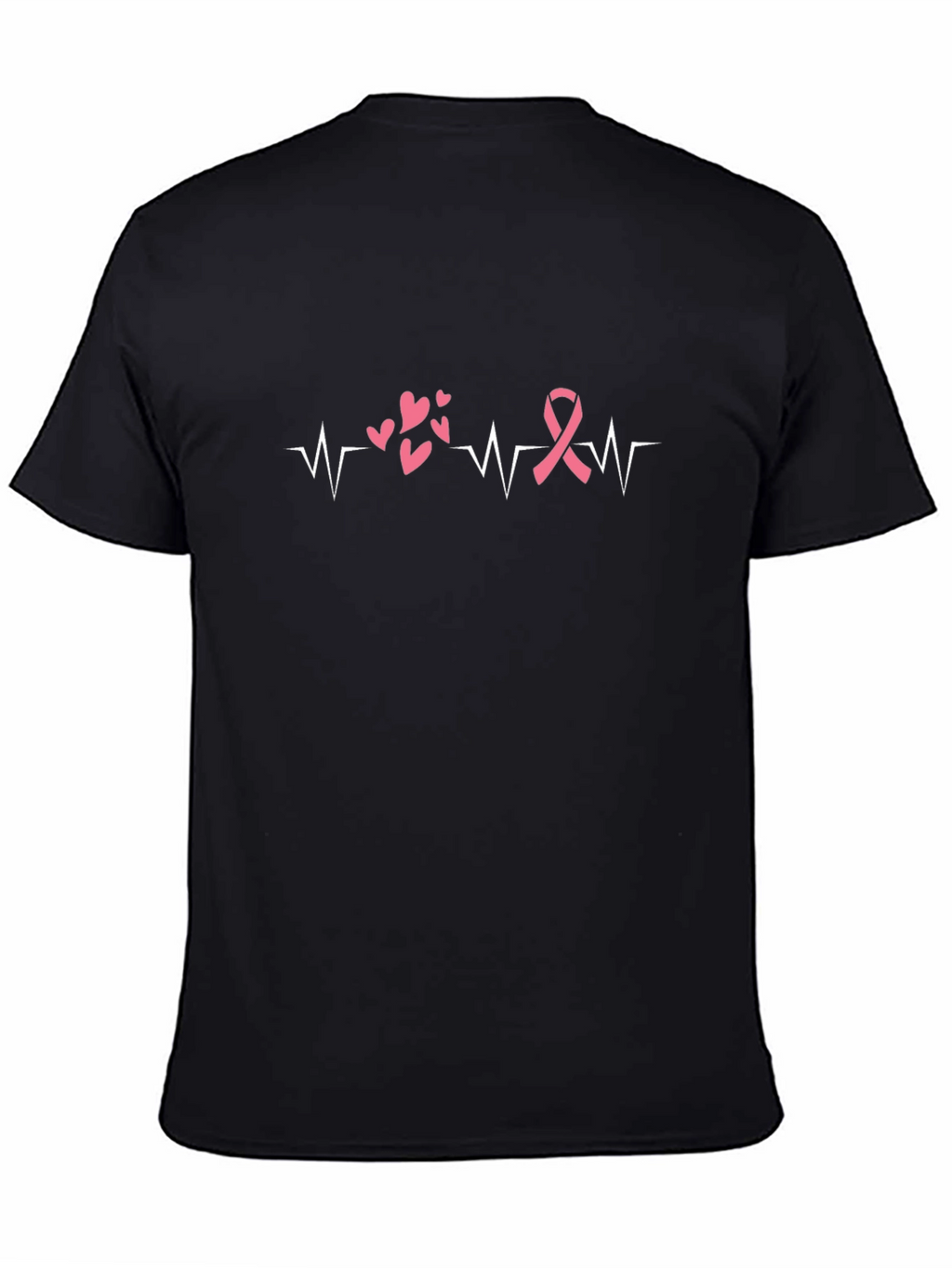 Heartbeat Breast Cancer Awareness T-Shirt