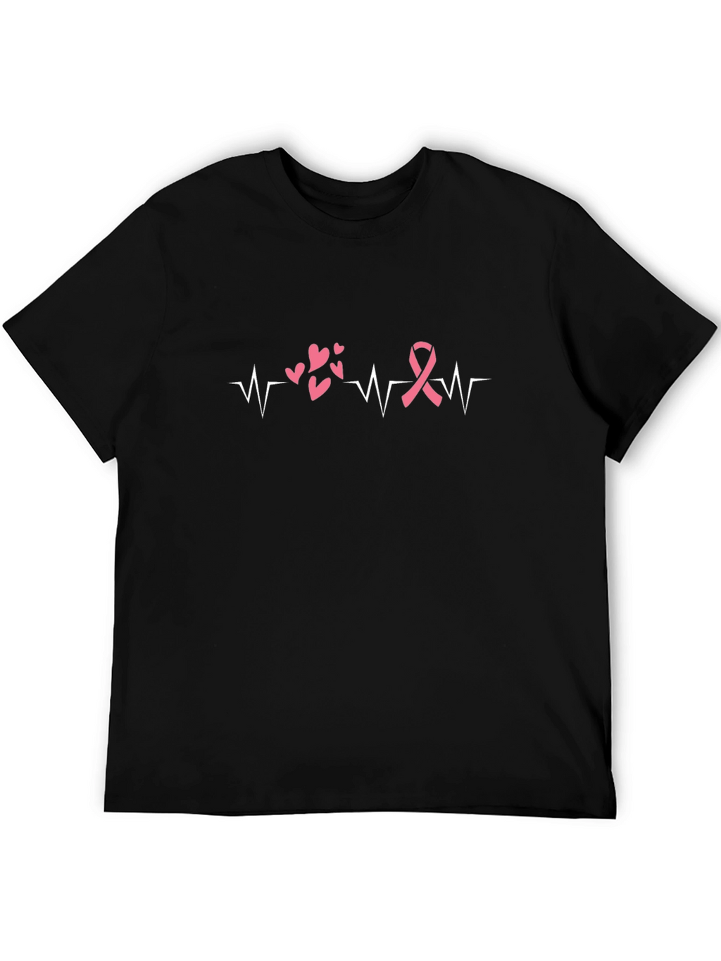 Heartbeat Breast Cancer Awareness T-Shirt