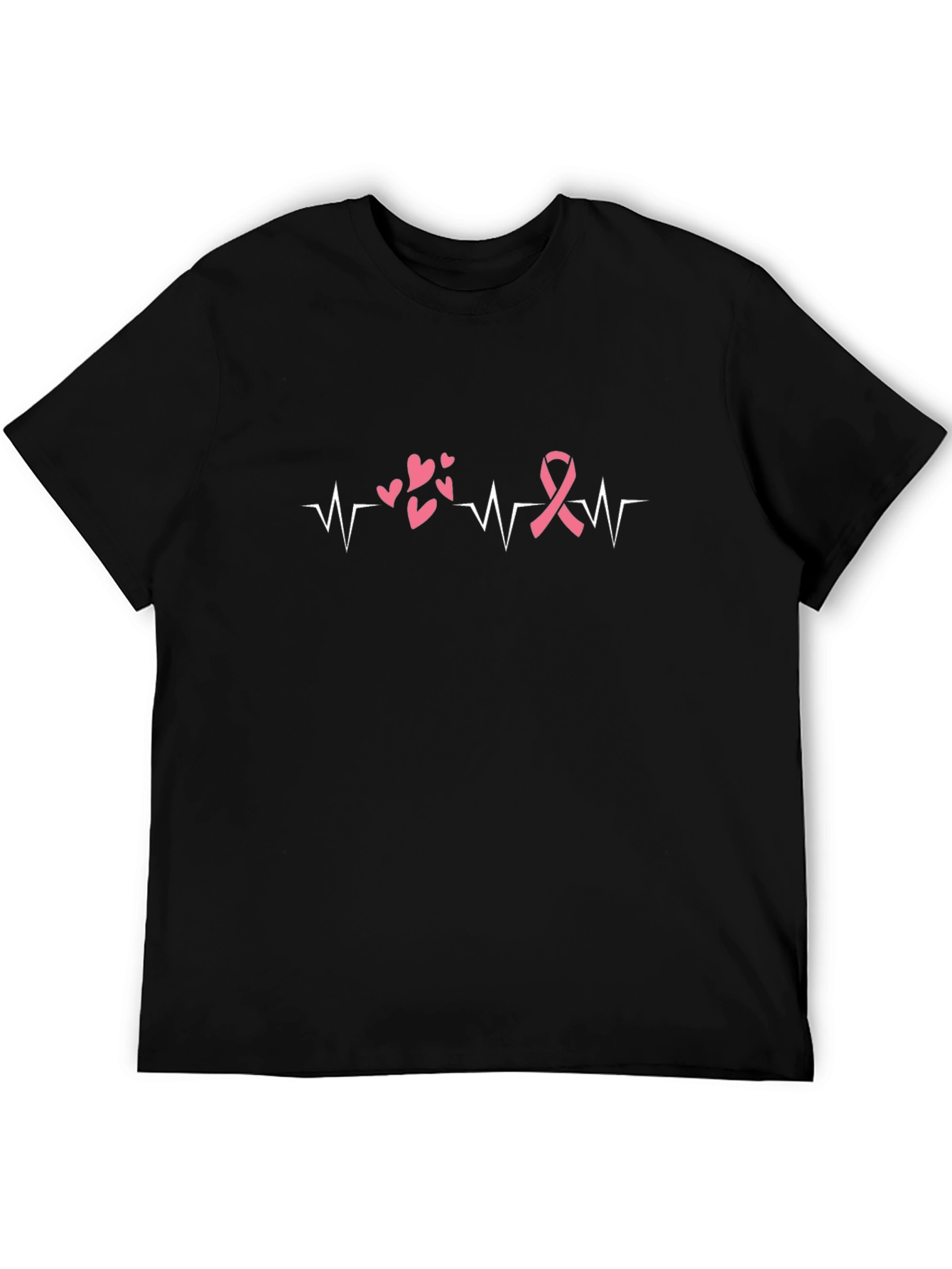 Heartbeat Breast Cancer Awareness T-Shirt