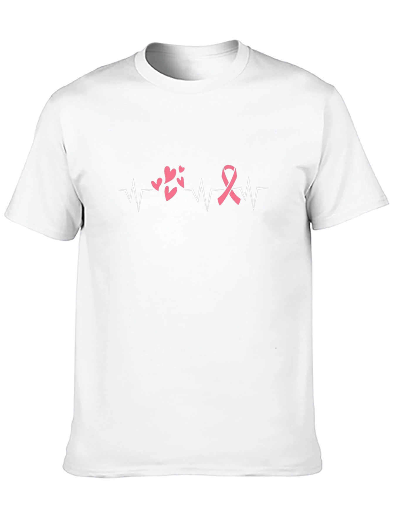 Heartbeat Breast Cancer Awareness T-Shirt