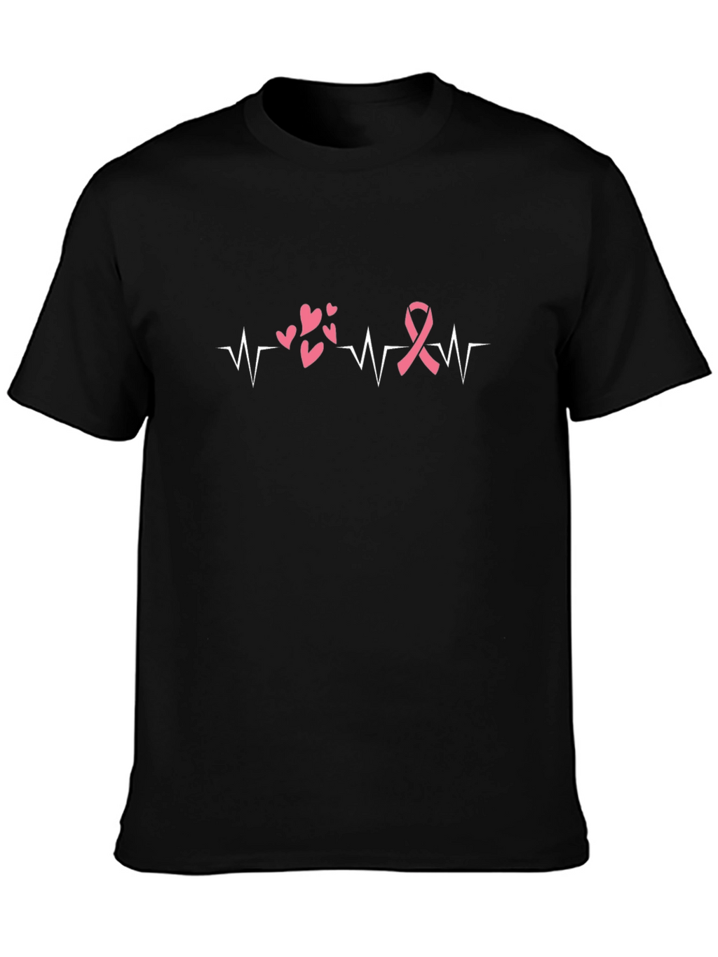 Heartbeat Breast Cancer Awareness T-Shirt