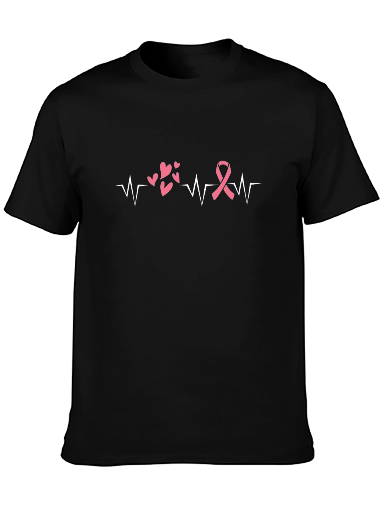 Heartbeat Breast Cancer Awareness T-Shirt