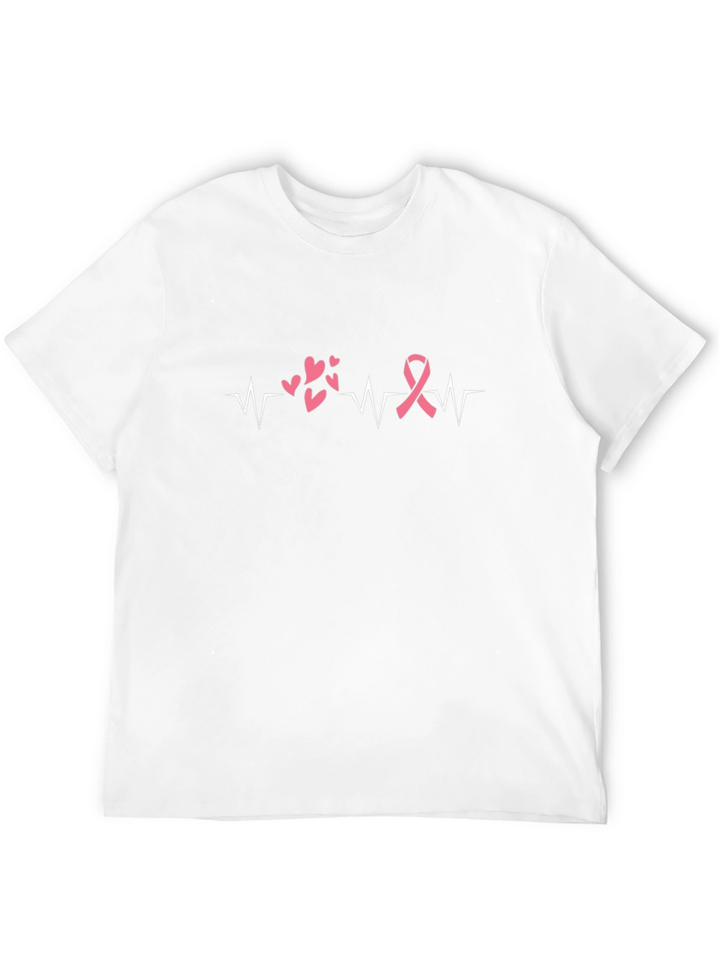 Heartbeat Breast Cancer Awareness T-Shirt