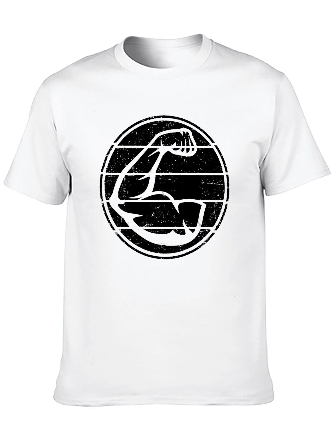 Graphic Muscle Tee - Black