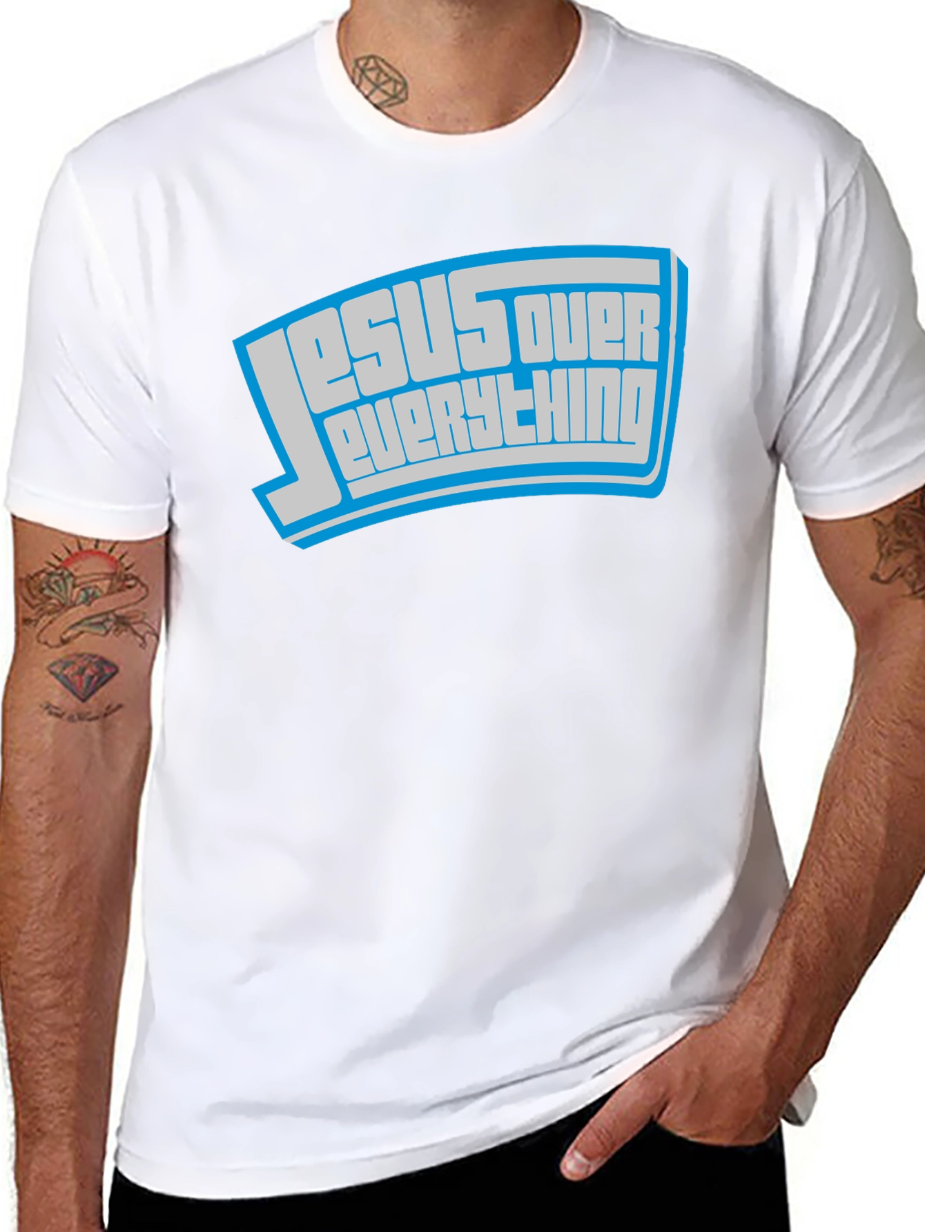 Jesus Over Everything Graphic T-Shirt