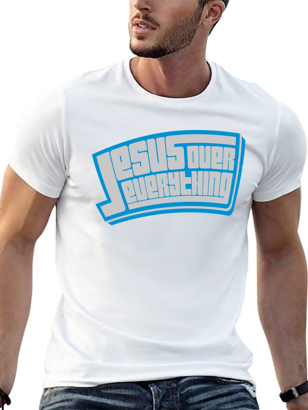 Jesus Over Everything Graphic T-Shirt