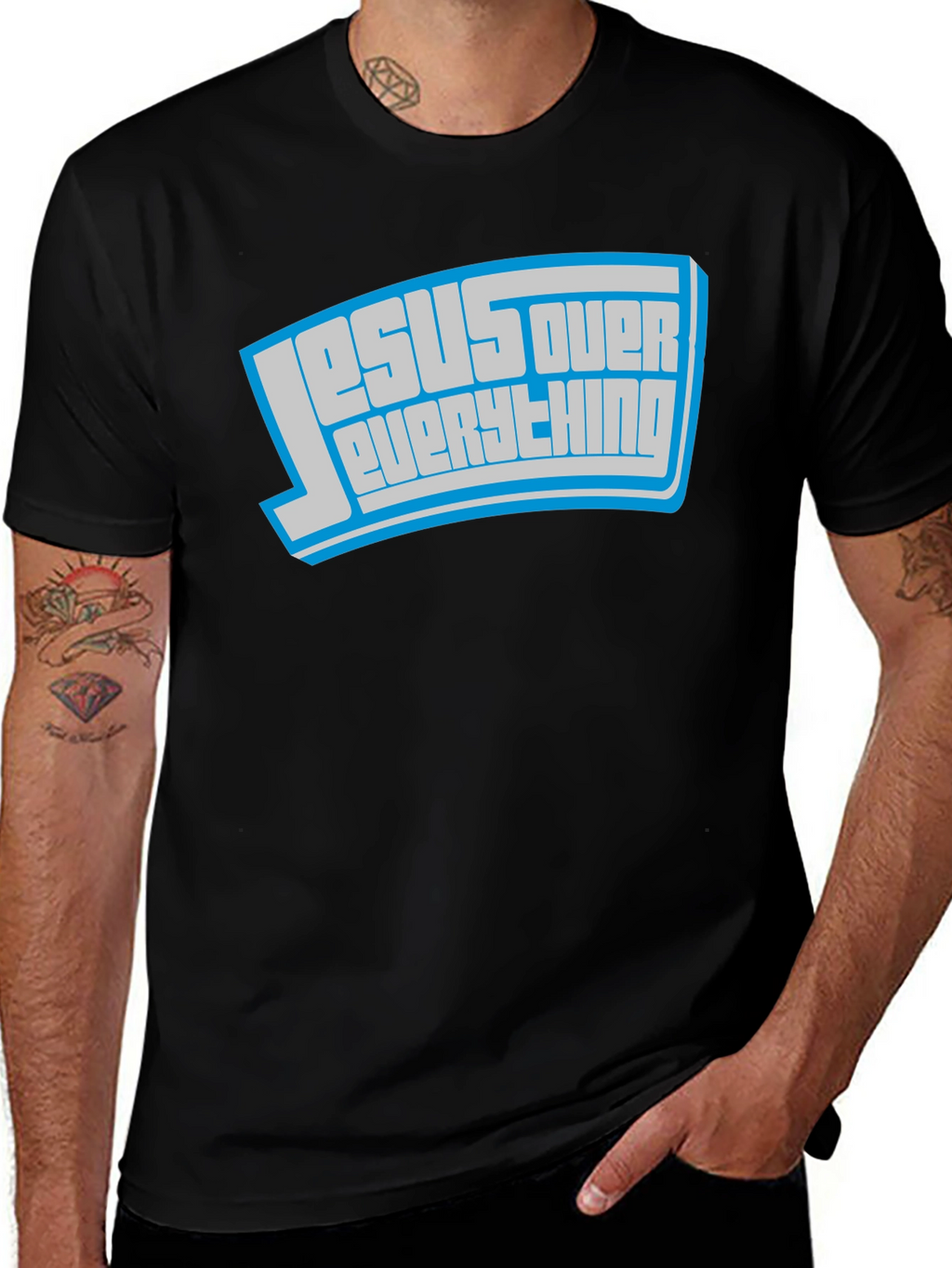 Jesus Over Everything Graphic T-Shirt