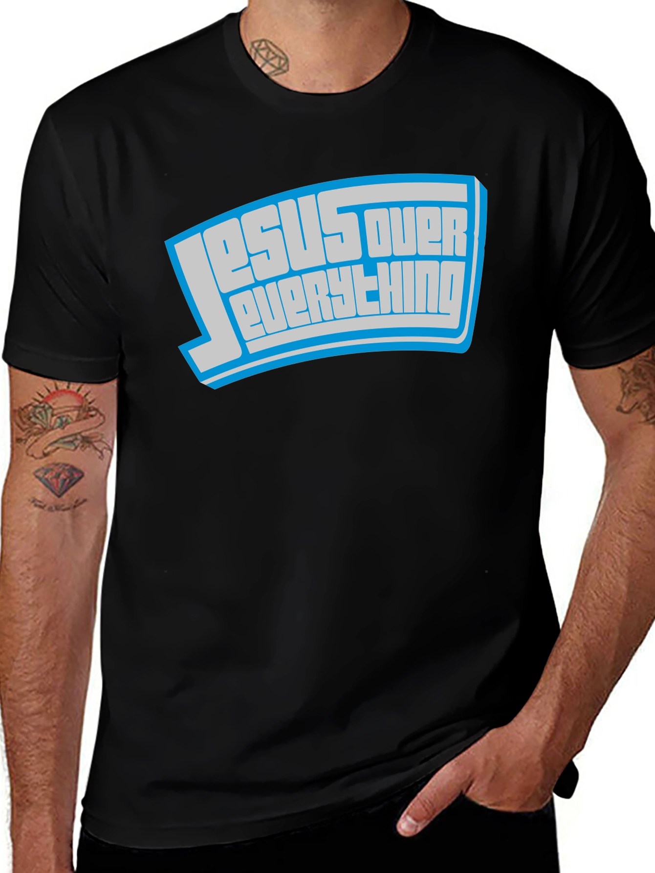 Jesus Over Everything Graphic T-Shirt