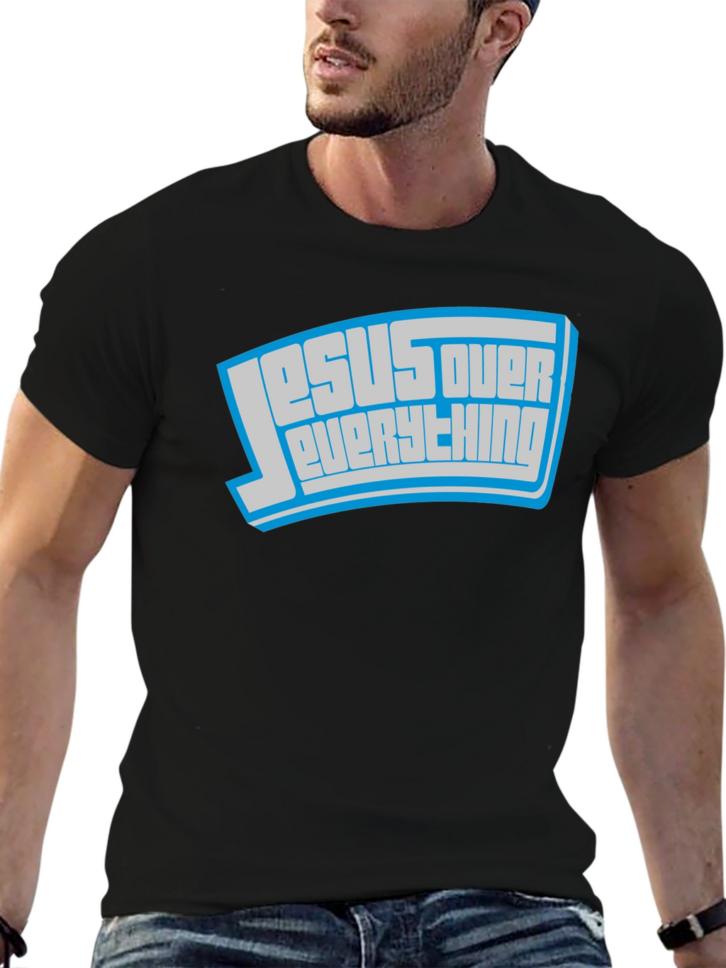 Jesus Over Everything Graphic T-Shirt