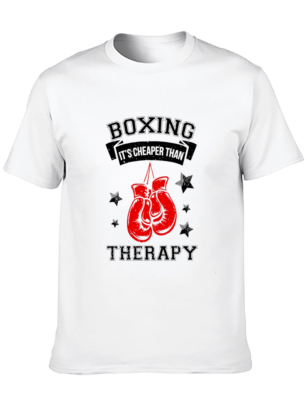 Boxing Therapy Graphic Tee - Black