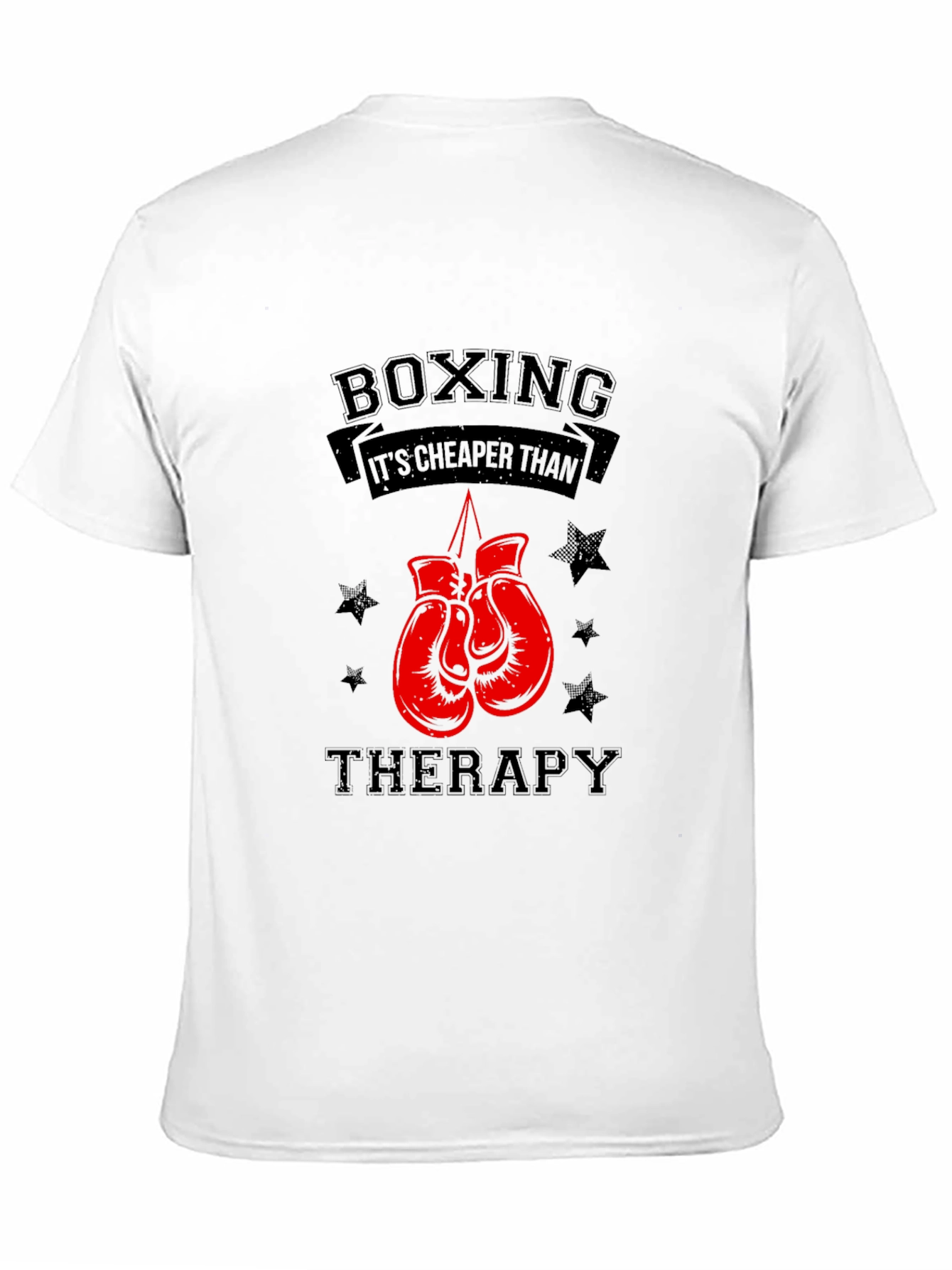 Boxing Therapy Graphic Tee - Black