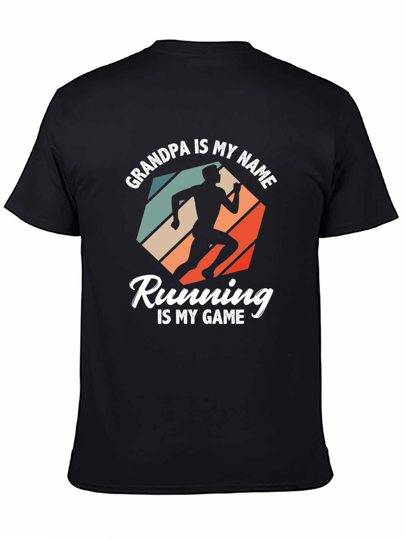 Grandpa Running T-Shirt - Sporty Grandpa Gift