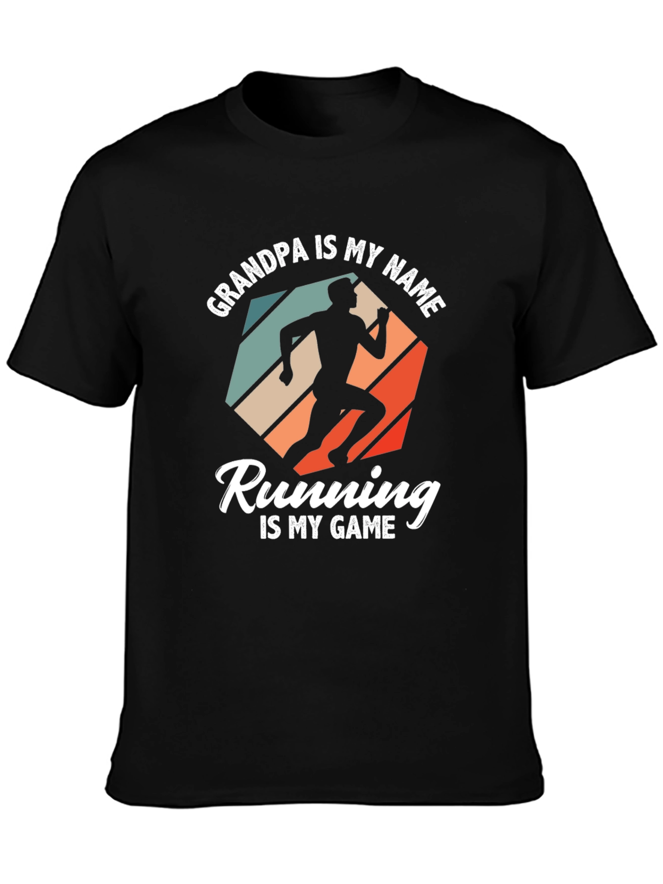 Grandpa Running T-Shirt - Sporty Grandpa Gift