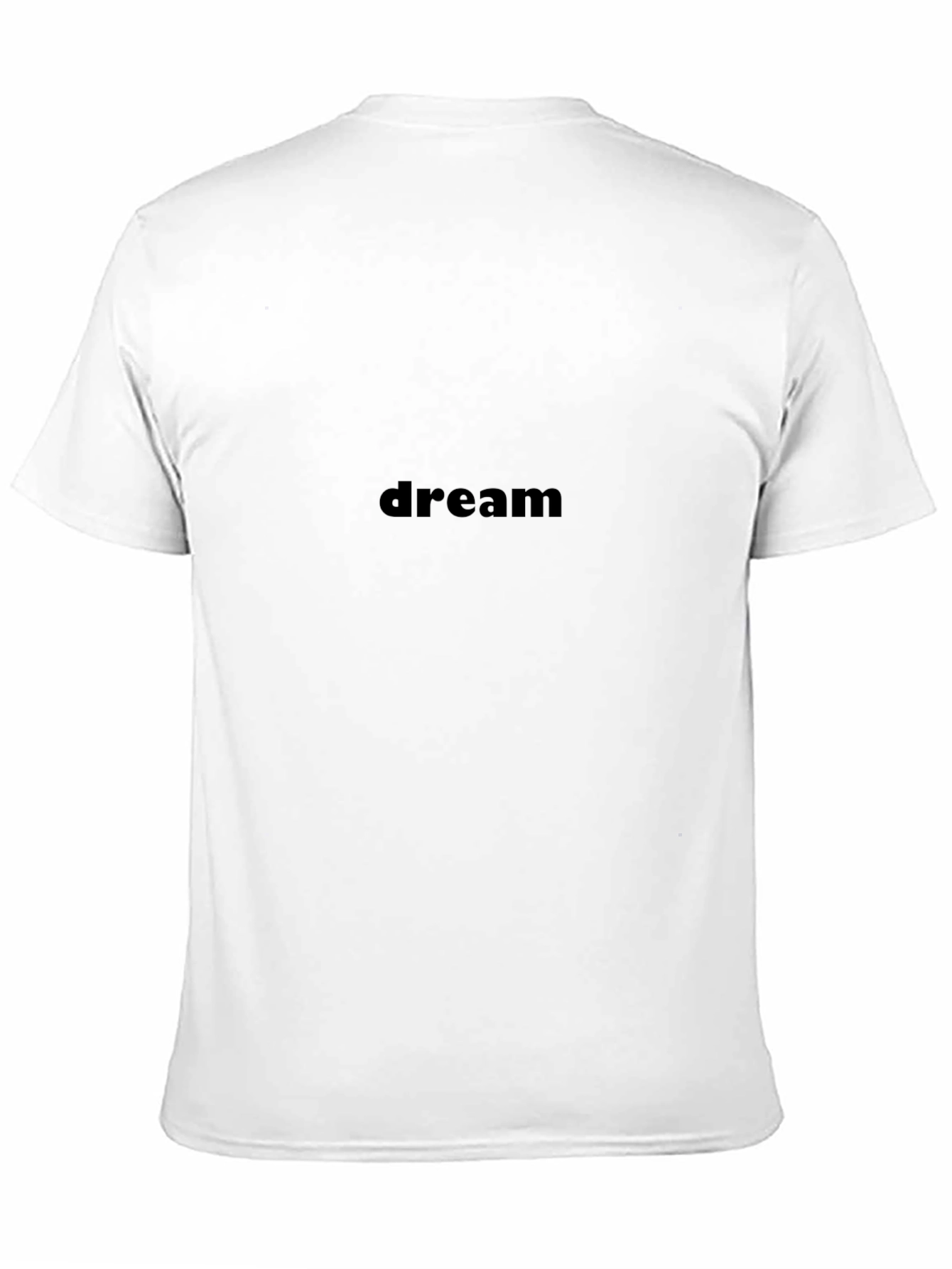 Dream Text Black T-Shirt