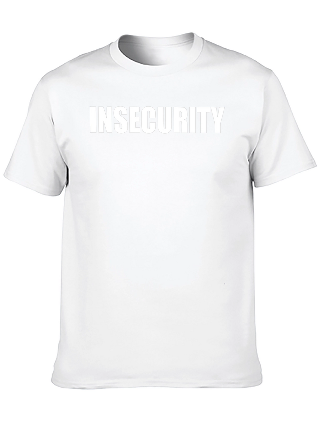 Insecurity Black T-Shirt - Bold Statement Tee