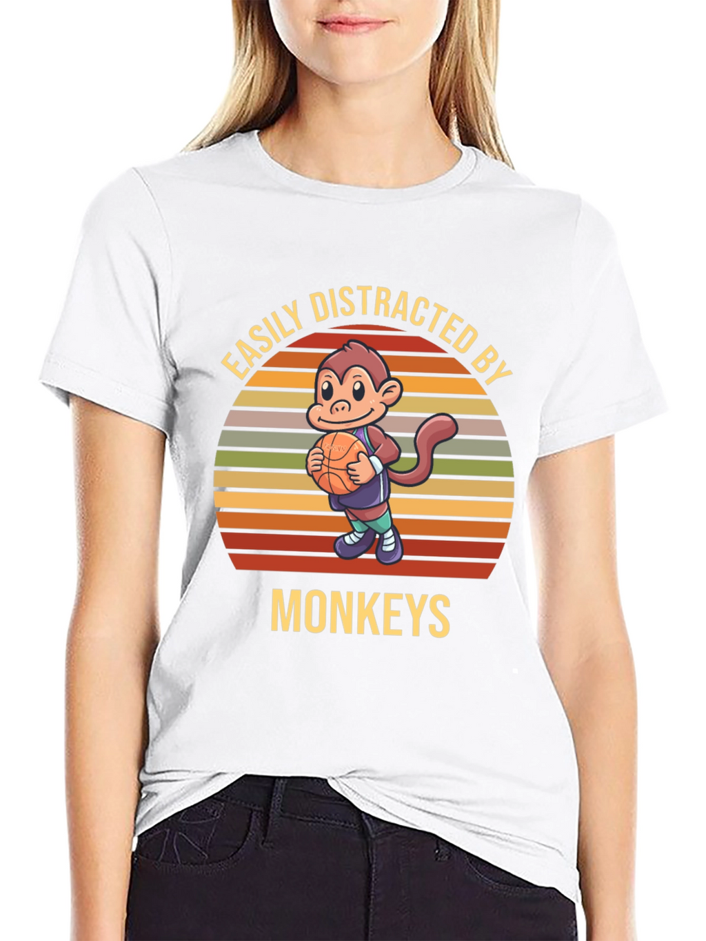 Easily Distracted By Monkeys T-Shirt