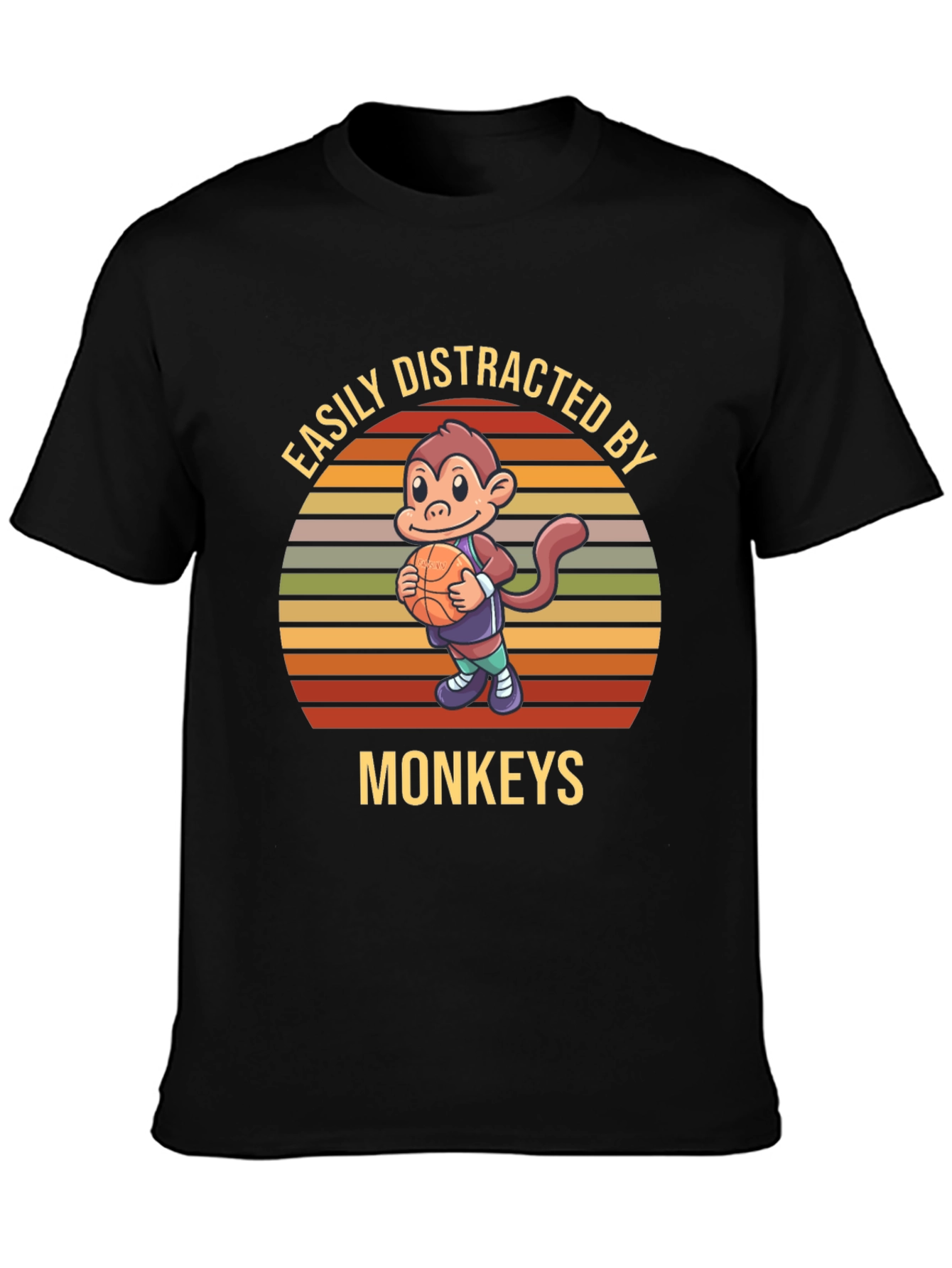 Easily Distracted By Monkeys T-Shirt