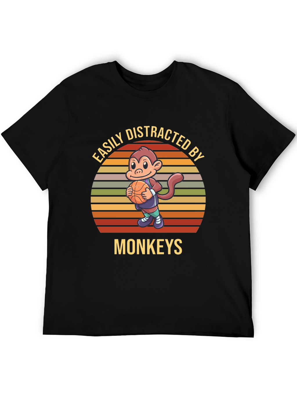 Easily Distracted By Monkeys T-Shirt