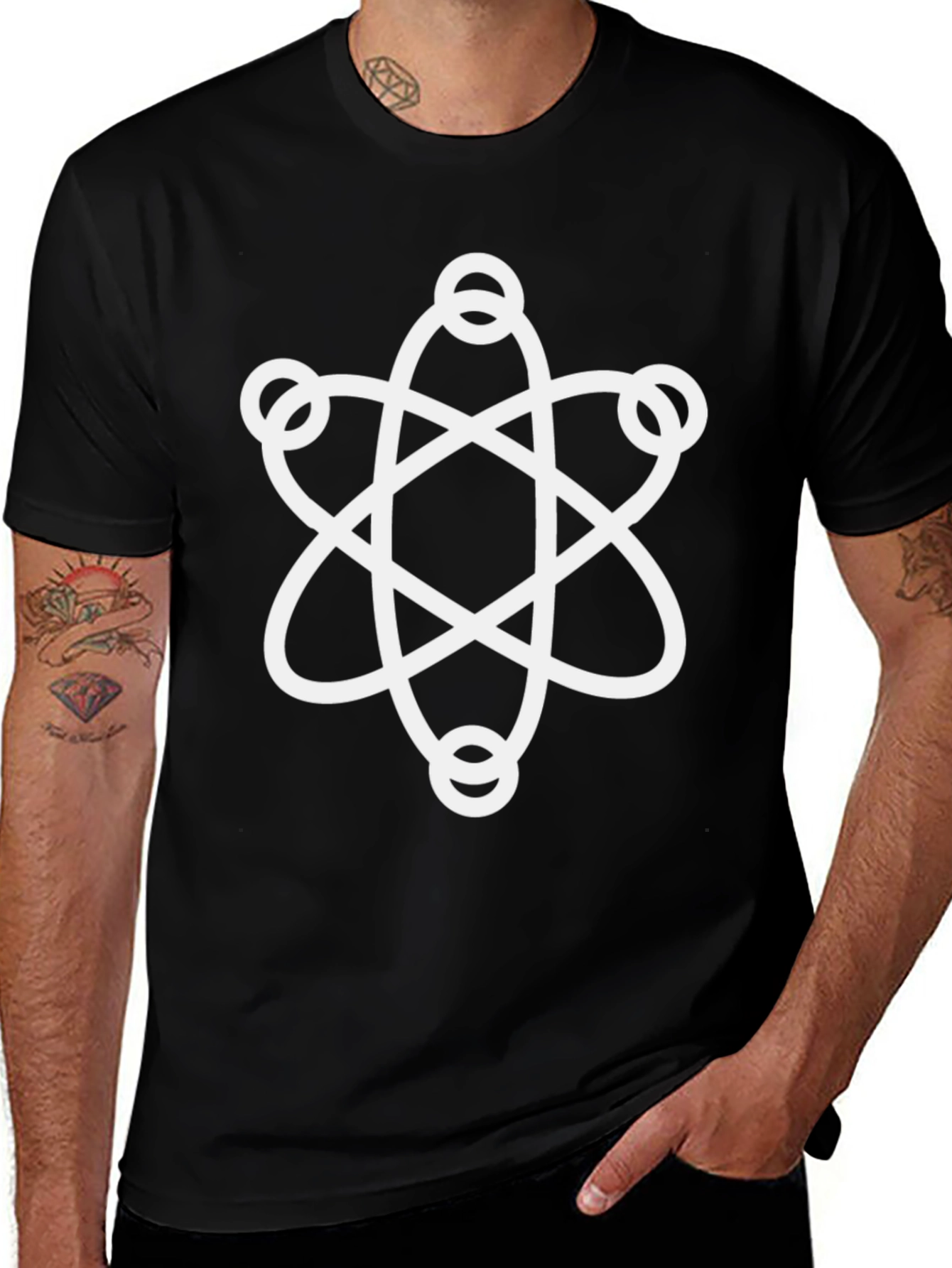 Atomic Orbit T-Shirt - Cool Science Graphic Tee