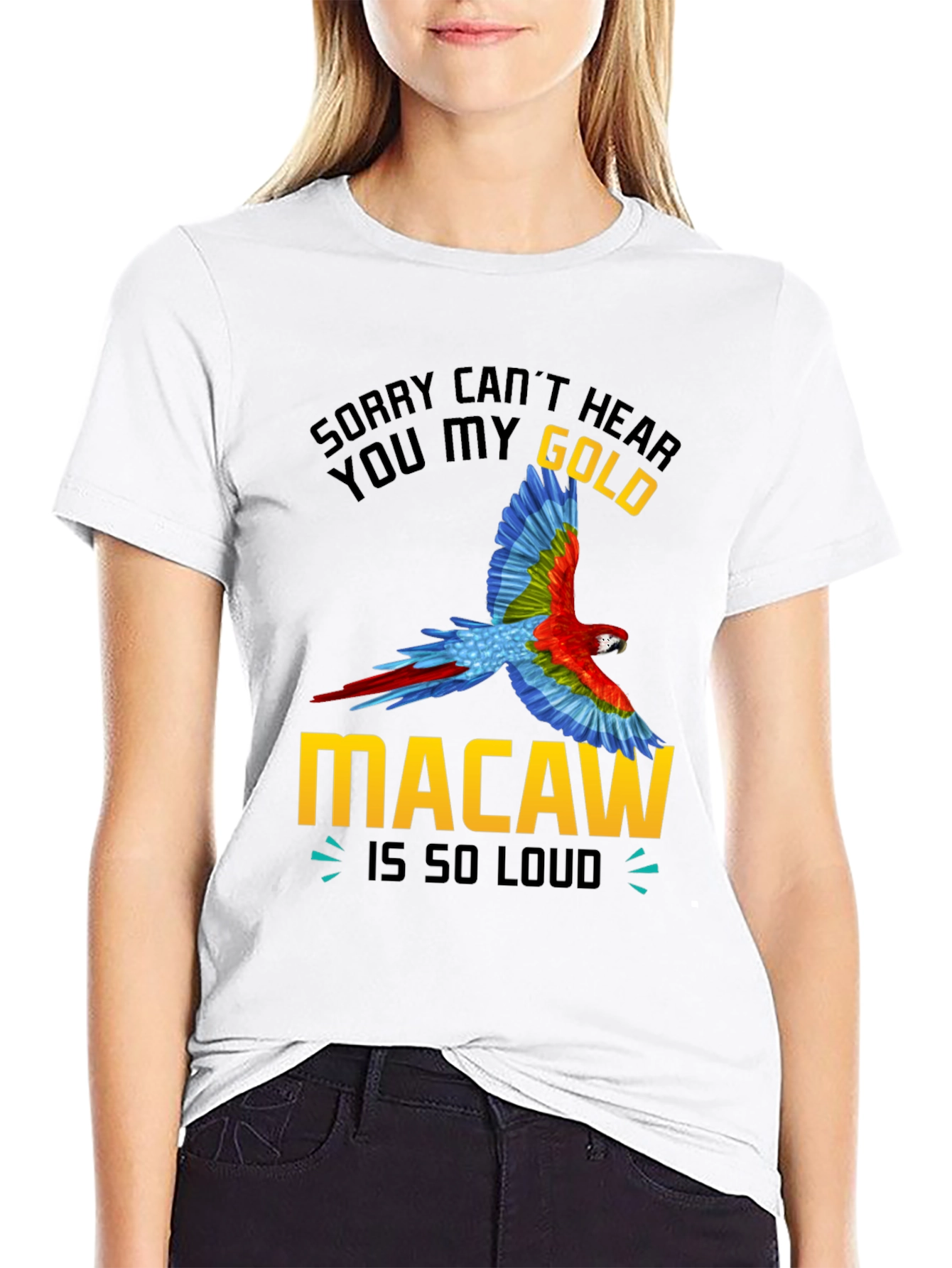 Gold Macaw Loud T-Shirt