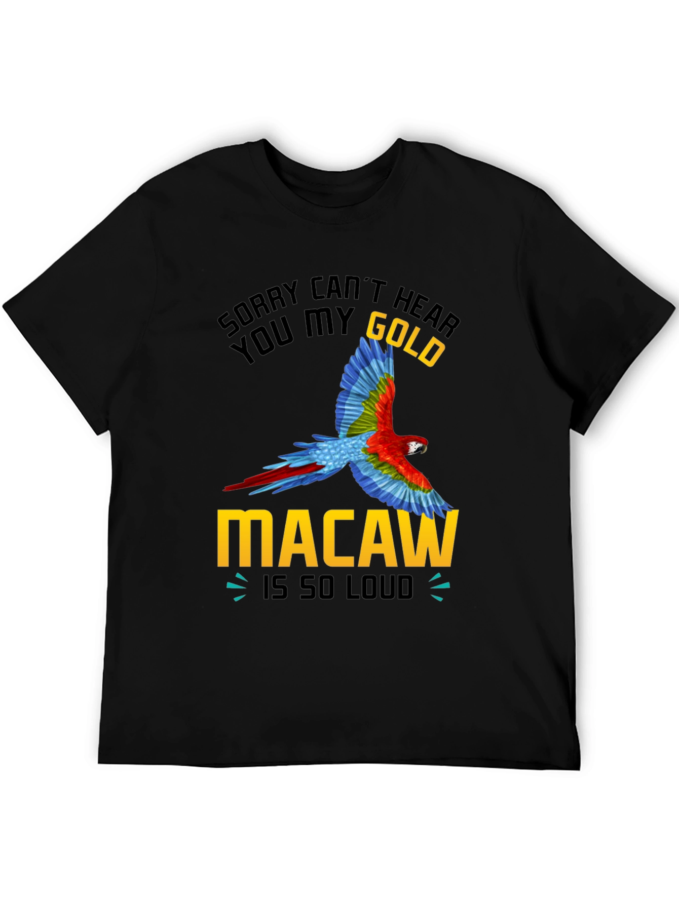Gold Macaw Loud T-Shirt