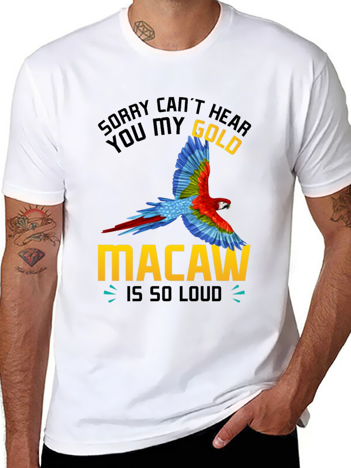 Gold Macaw Loud T-Shirt
