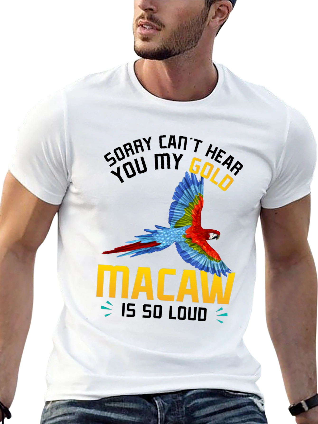 Gold Macaw Loud T-Shirt