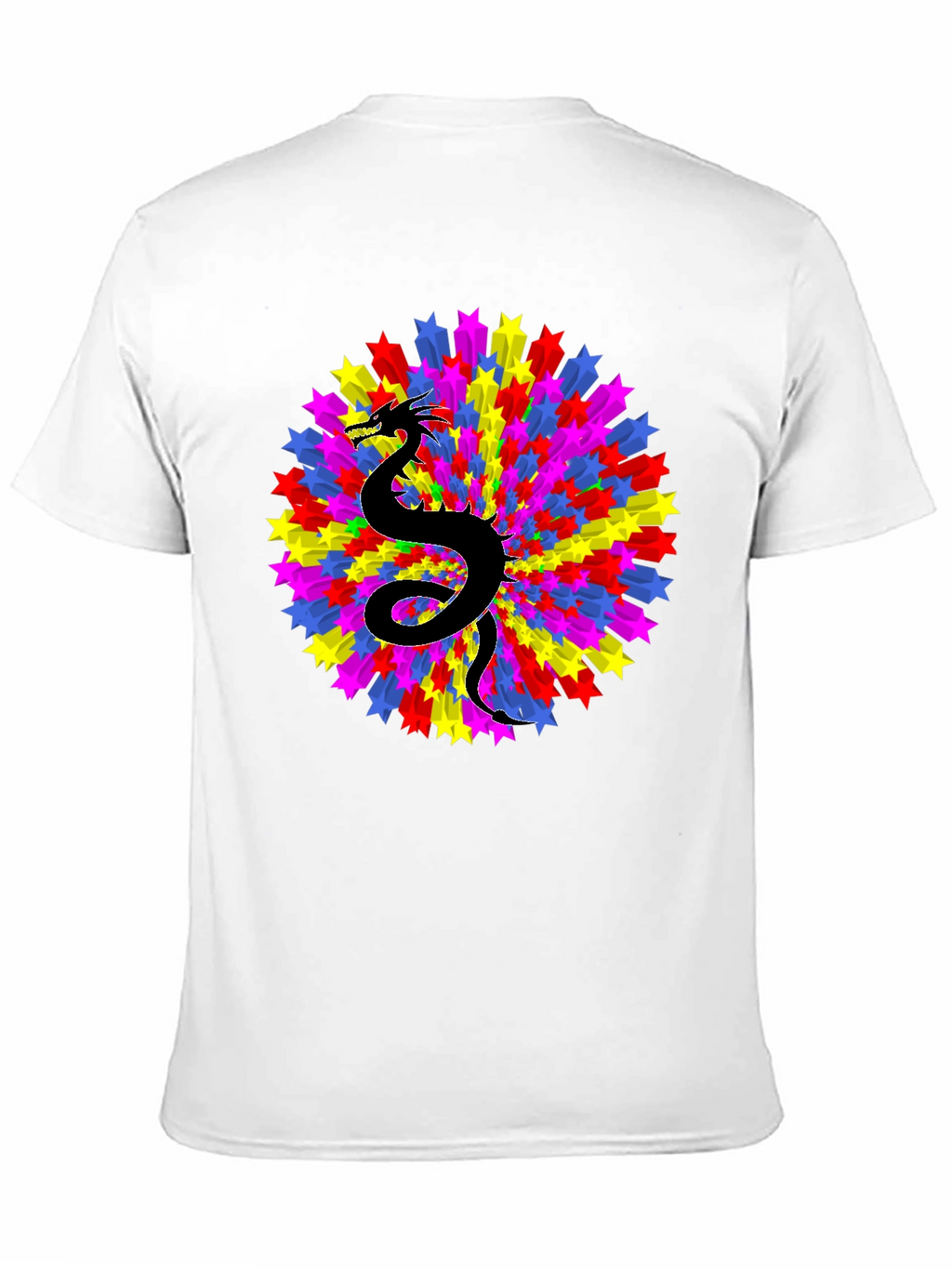 Dragon Starburst Black T-Shirt