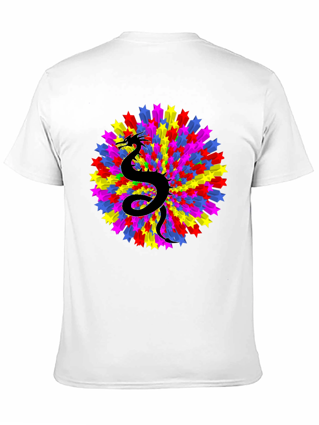 Dragon Starburst Black T-Shirt