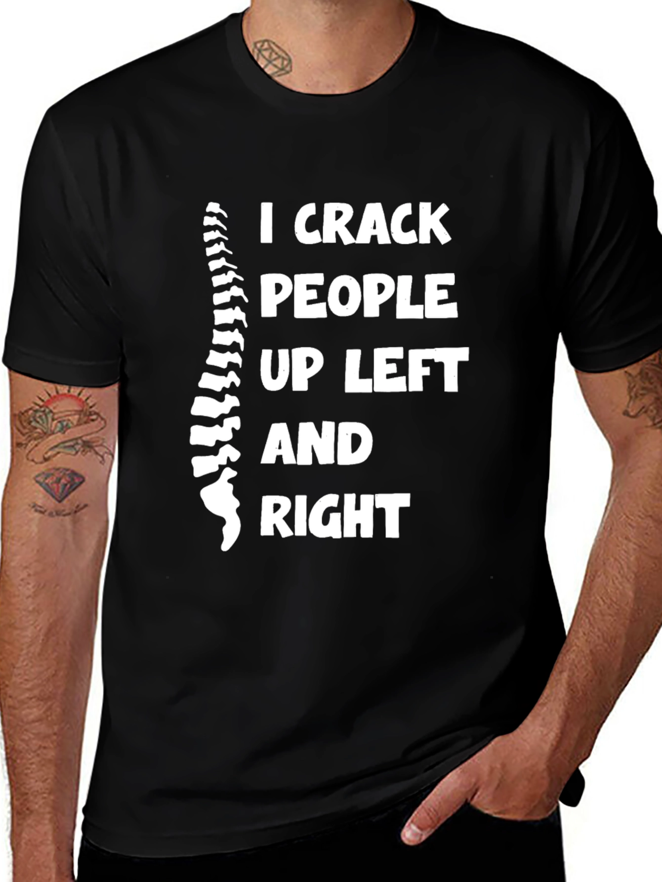 Chiropractor T-Shirt: I Crack People Up