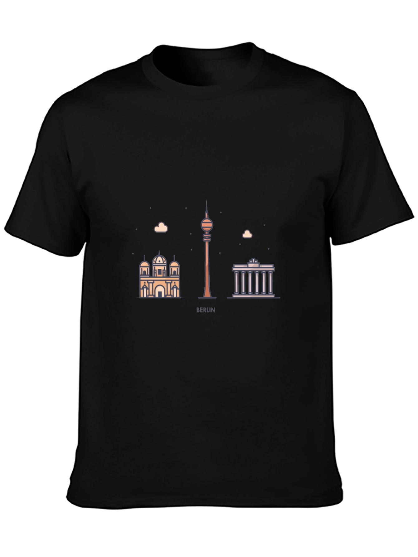 Berlin Skyline Graphic Tee - Modern Cityscape T-Shirt