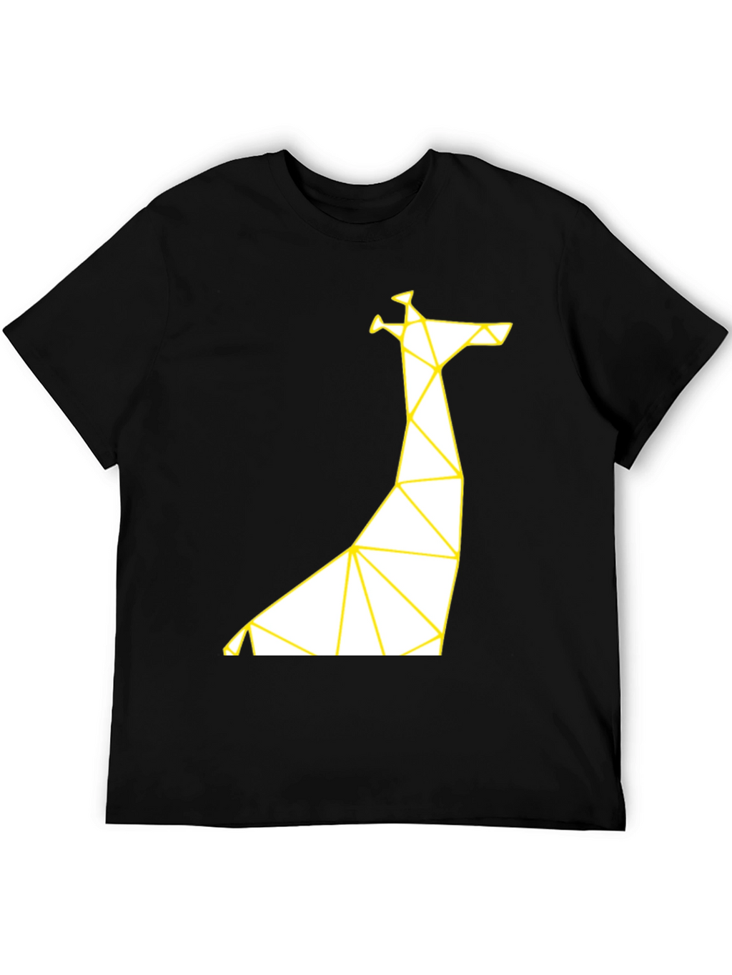 Geometric Giraffe T-Shirt - Modern Graphic Tee