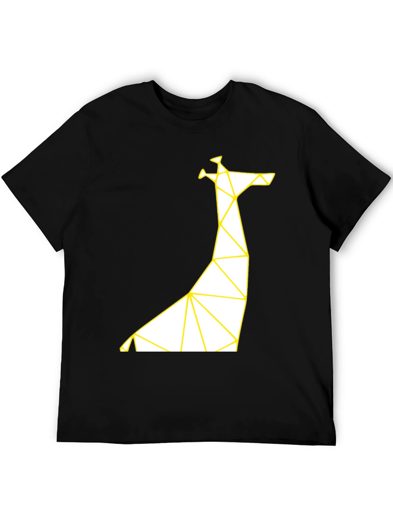 Geometric Giraffe T-Shirt - Modern Graphic Tee