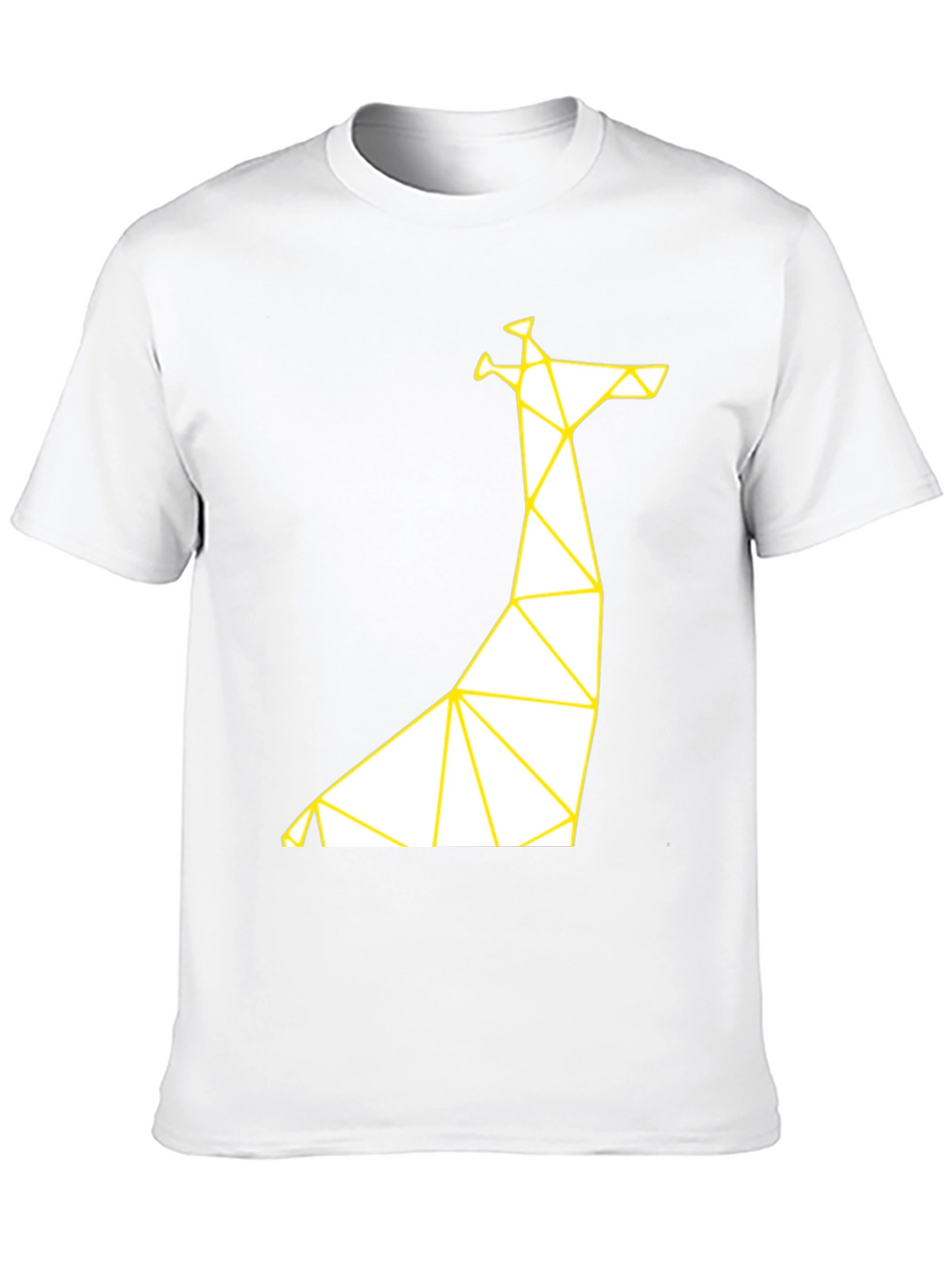 Geometric Giraffe T-Shirt - Modern Graphic Tee