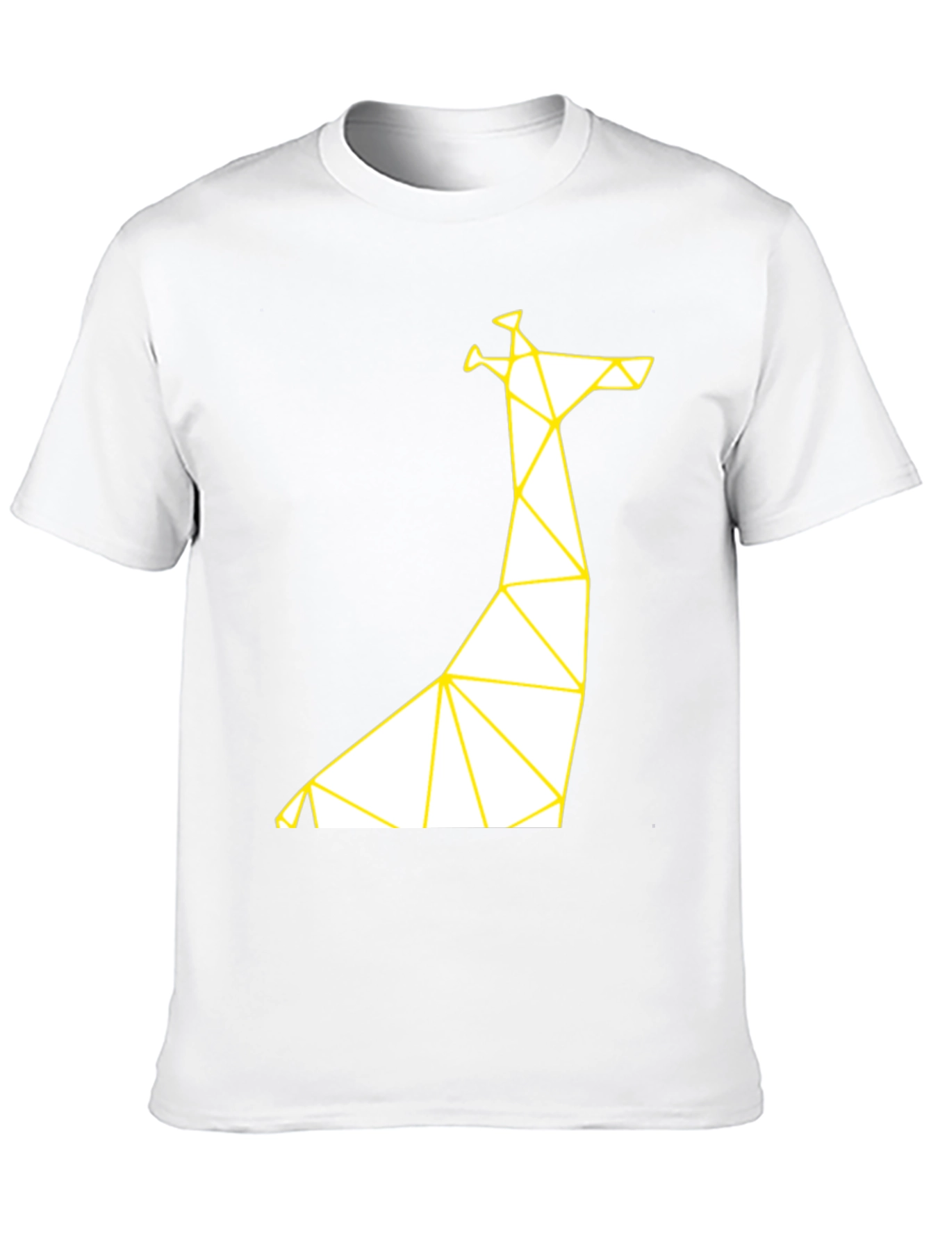 Geometric Giraffe T-Shirt - Modern Graphic Tee