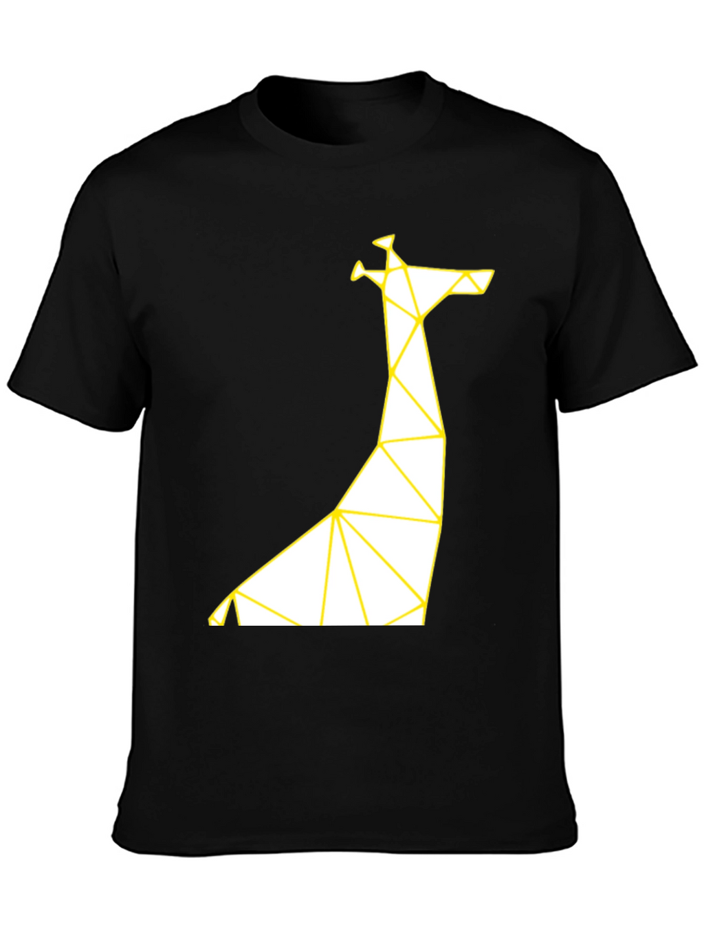 Geometric Giraffe T-Shirt - Modern Graphic Tee