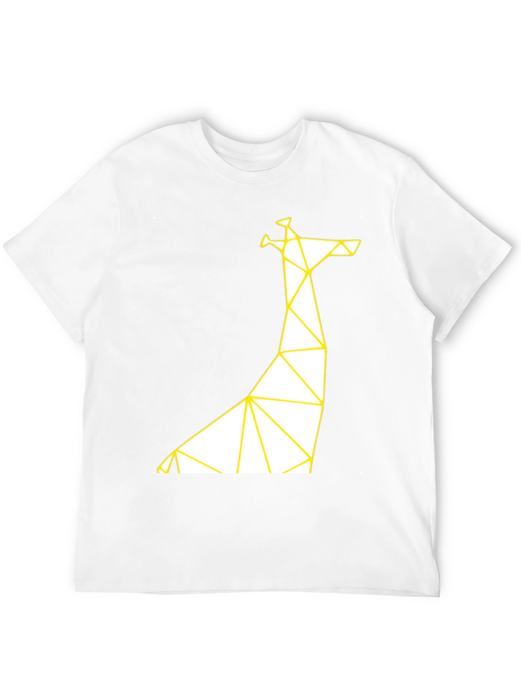 Geometric Giraffe T-Shirt - Modern Graphic Tee