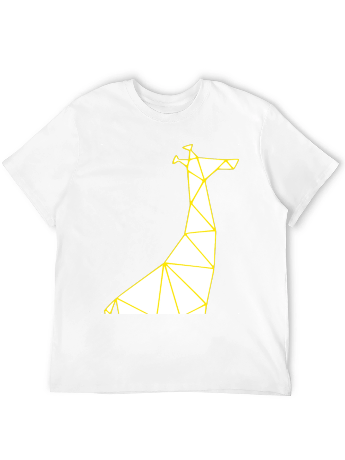 Geometric Giraffe T-Shirt - Modern Graphic Tee