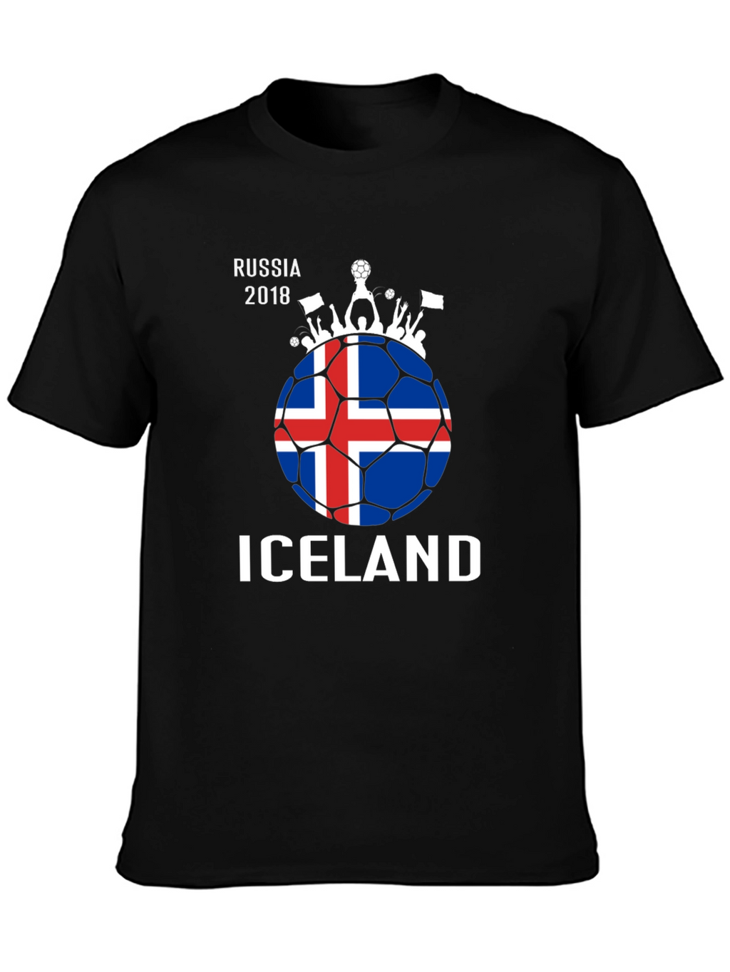 Iceland Russia 2018 Soccer T-Shirt