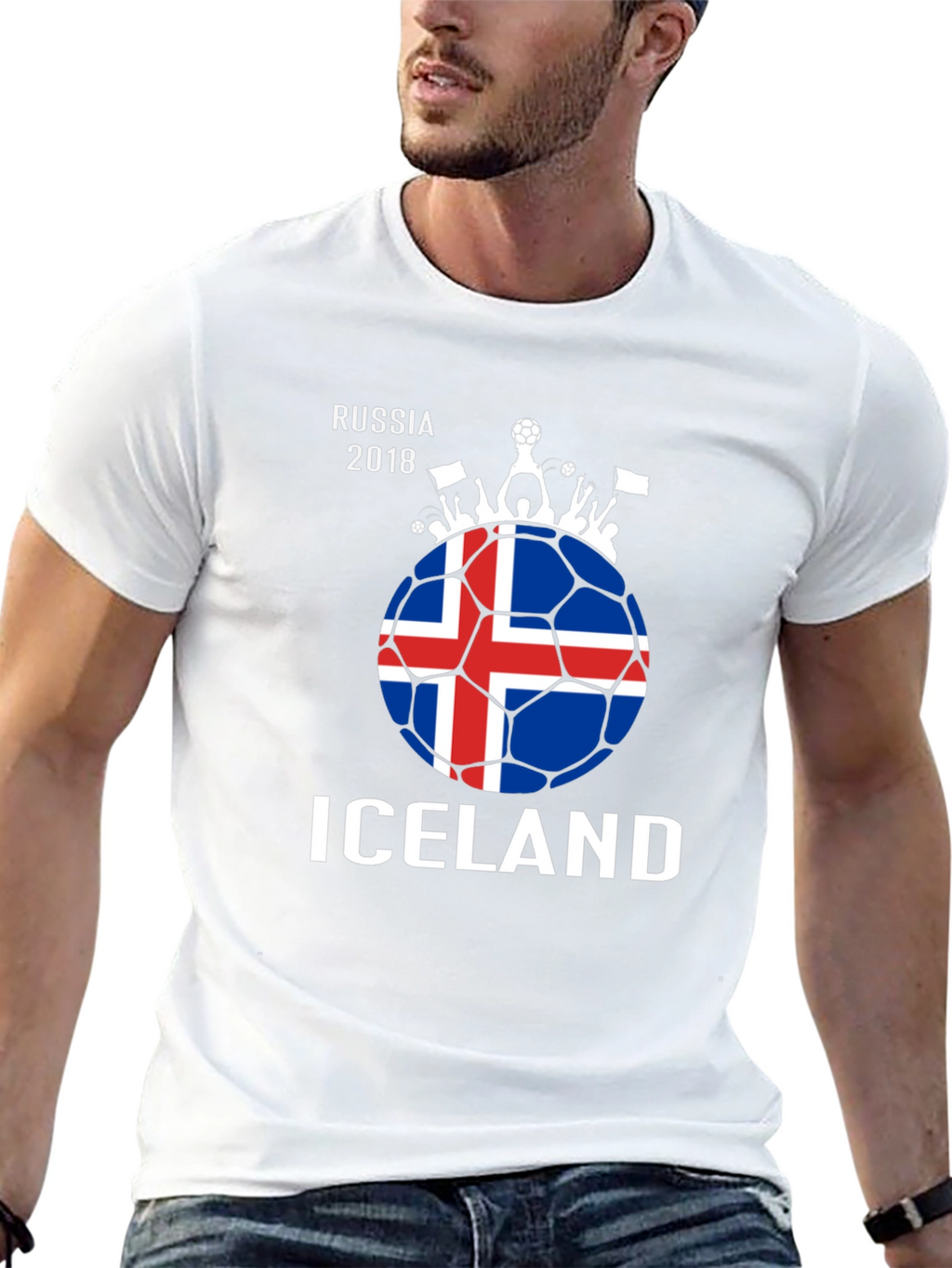 Iceland Russia 2018 Soccer T-Shirt