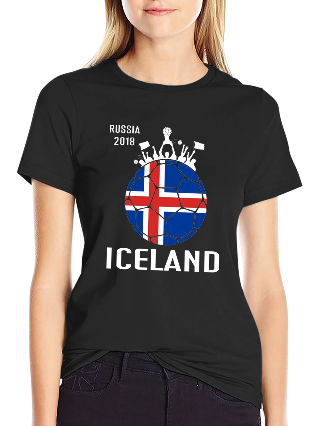 Iceland Russia 2018 Soccer T-Shirt