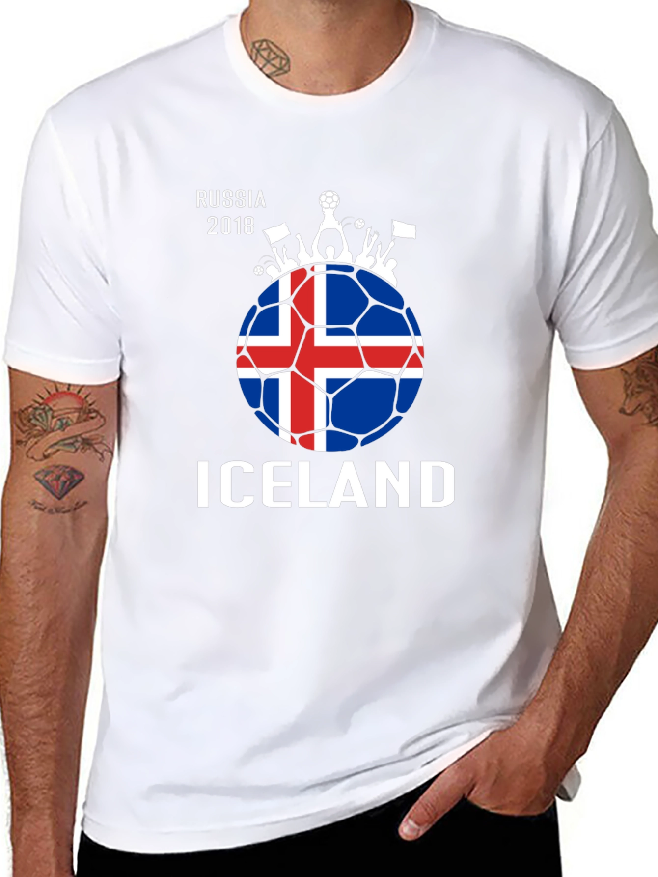 Iceland Russia 2018 Soccer T-Shirt